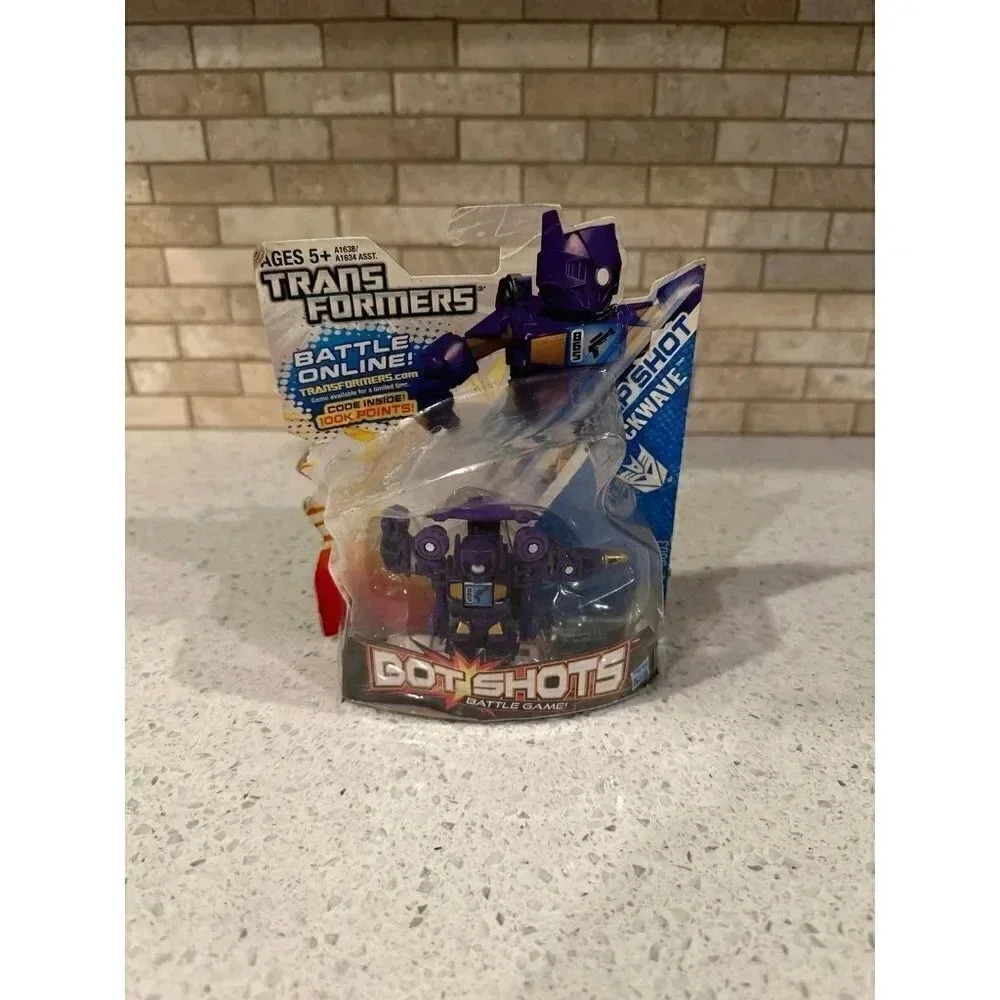 New Transformers Bot‎ Shots Jump Shot Shockwave Figure bk